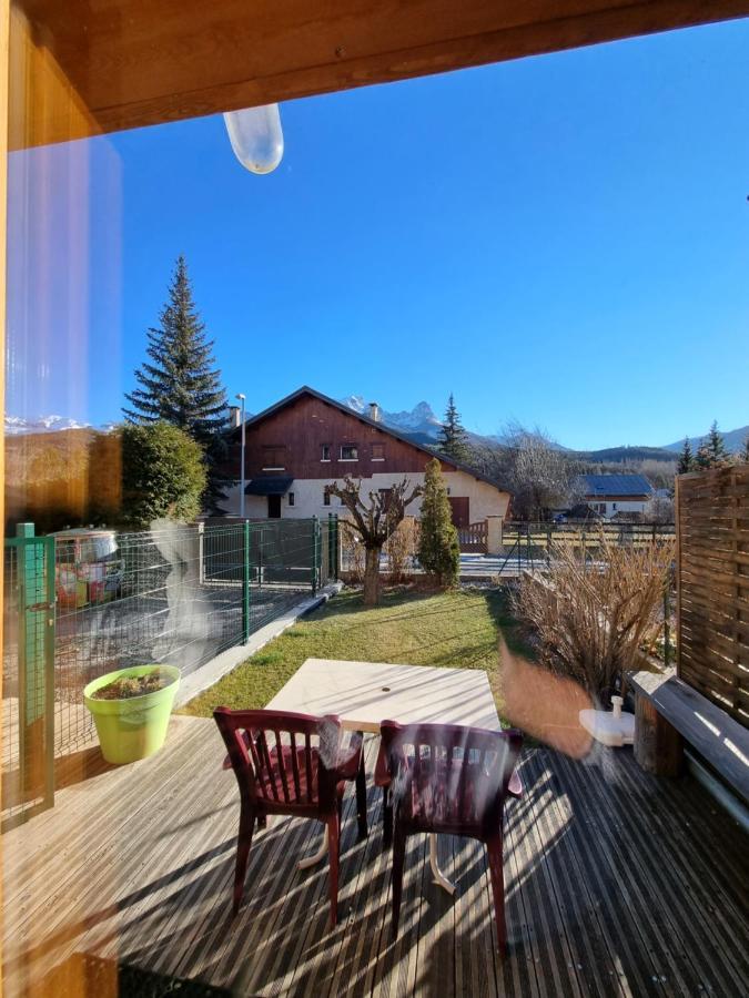 Maison + Jardin Vue Sur Les Montagnes Barcelonnette Exterior foto